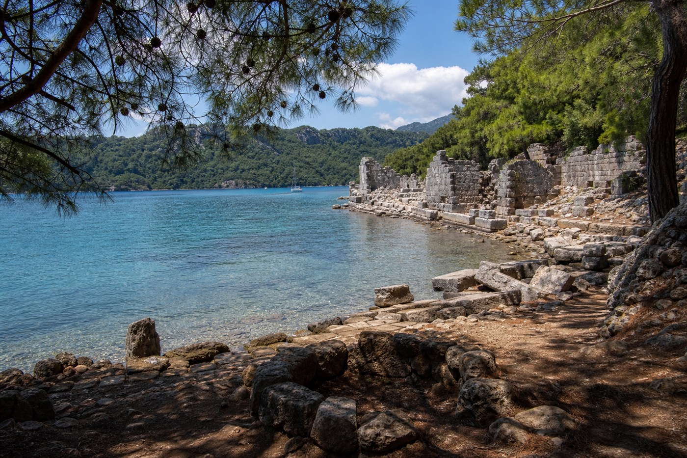 Adrasan ve Phaselis Karavan Tatili — kamp alanı ve karavan konaklama görseli