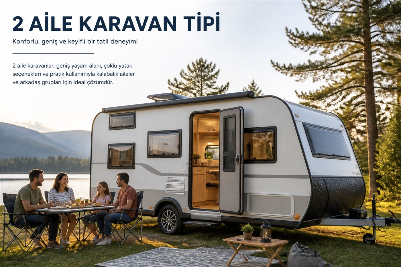 Aile İçin En Uygun Karavan Tipi — karavan iç mekân ve konfor donanımı
