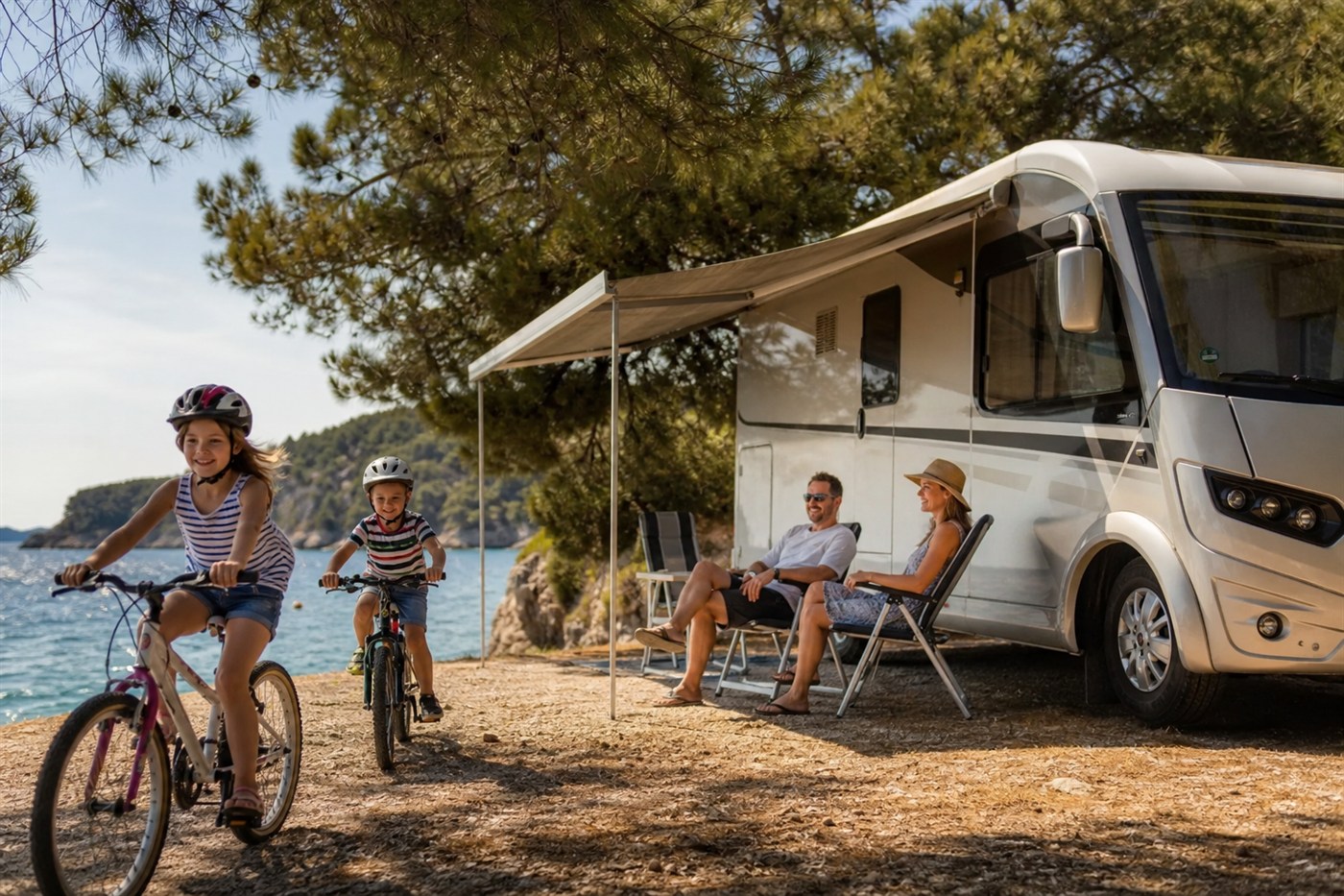 Aile ile Karavan Tatili — kamp alanı ve karavan konaklama görseli