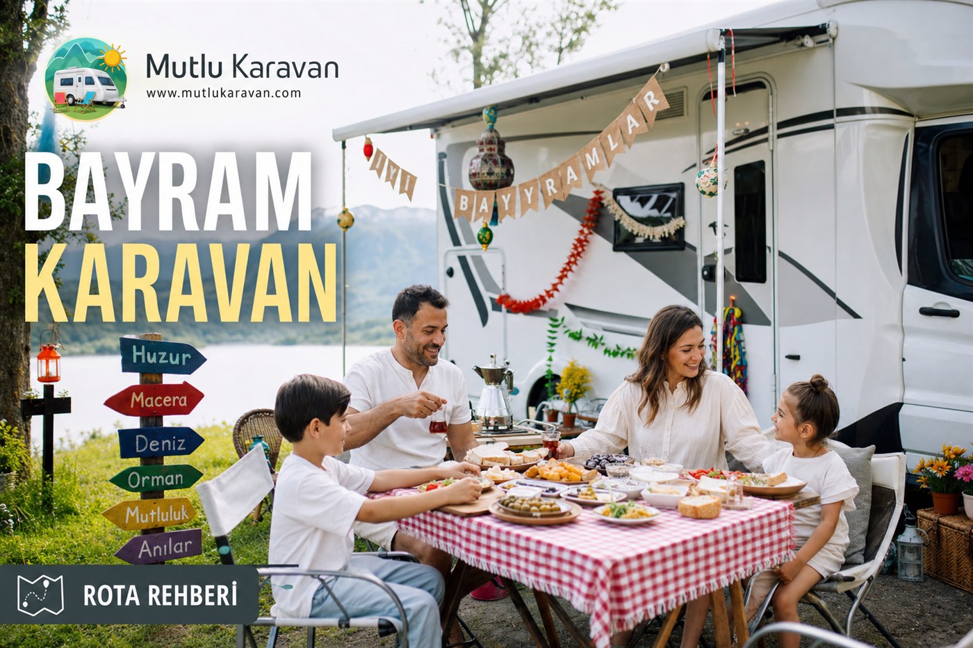 Bayram Tatilinde Karavan Kiralama — kamp alanı ve karavan konaklama görseli