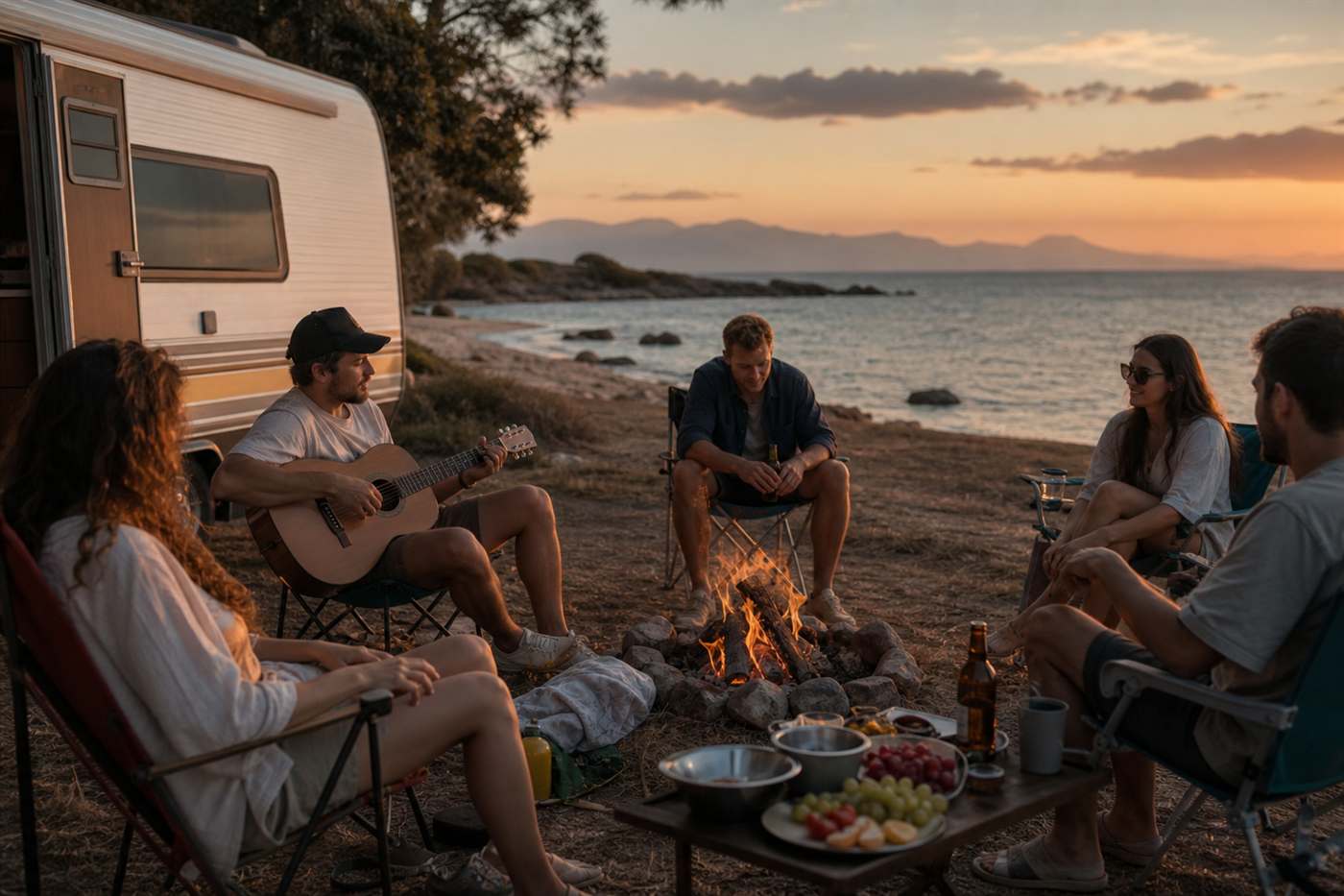 Gençler İçin Karavan Tatili — kamp alanı ve karavan konaklama görseli
