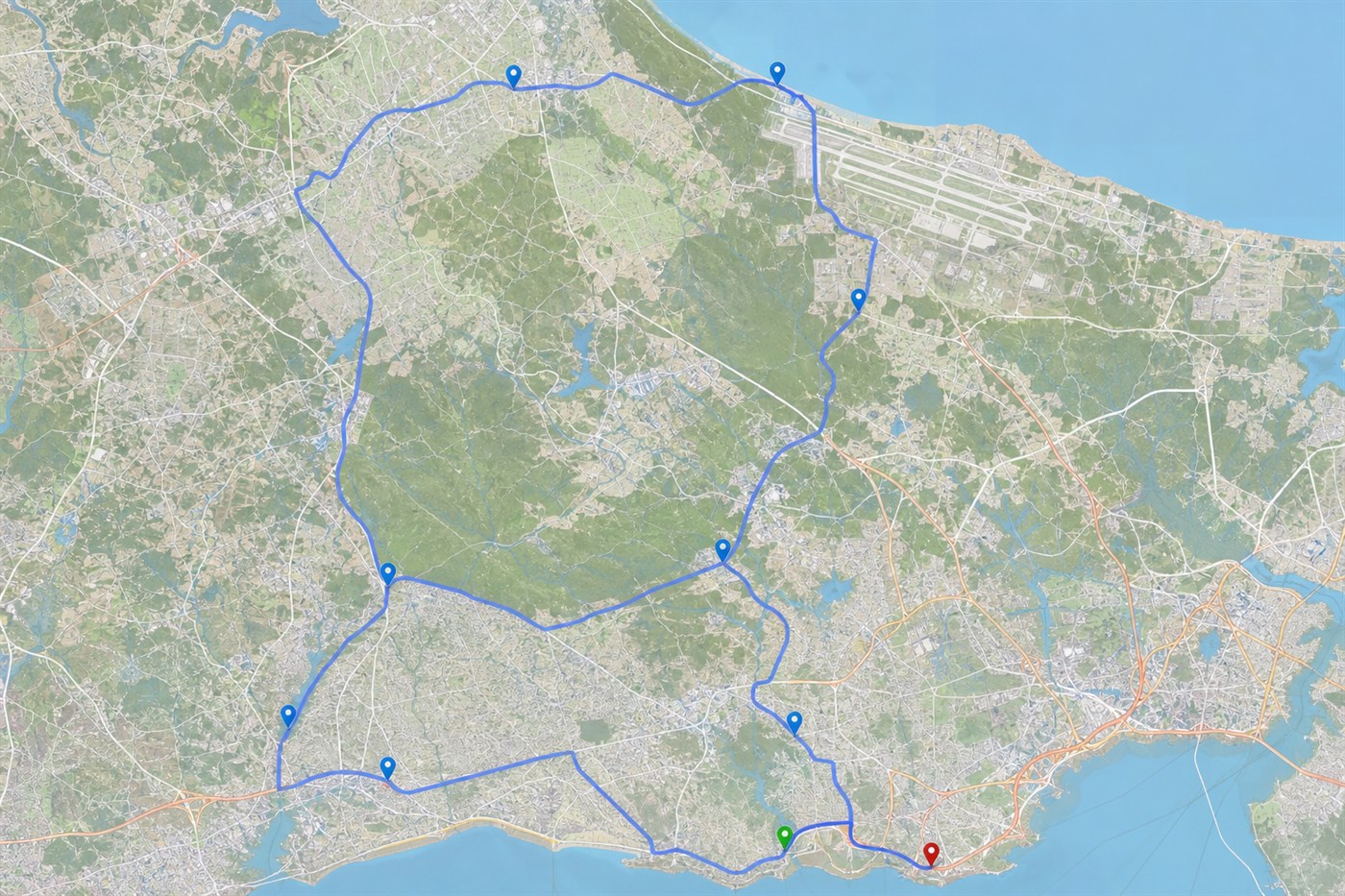 Arnavutköy Karavan Kiralama — bölgesel rota ve trafik planlama görseli