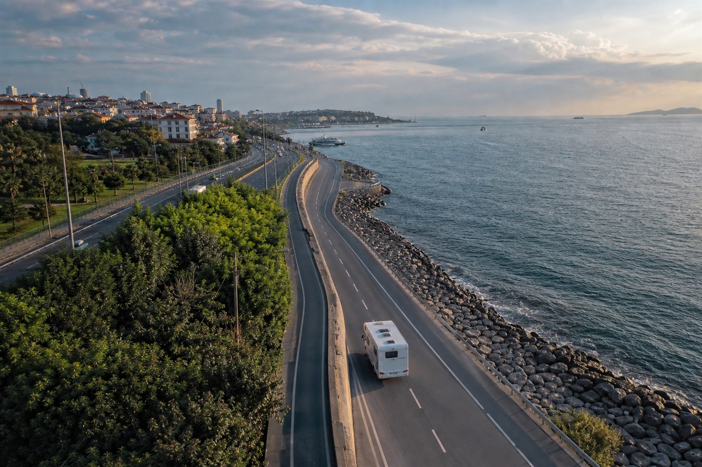 Kadıköy Karavan Kiralama — bölgesel rota ve trafik planlama görseli