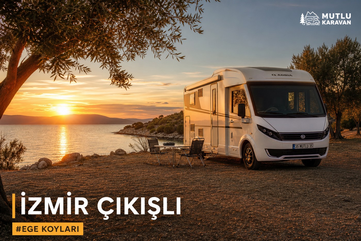 İzmir Karavan Kiralama ve Ege Rotaları — güzergâh haritası ve karavan tatil planı