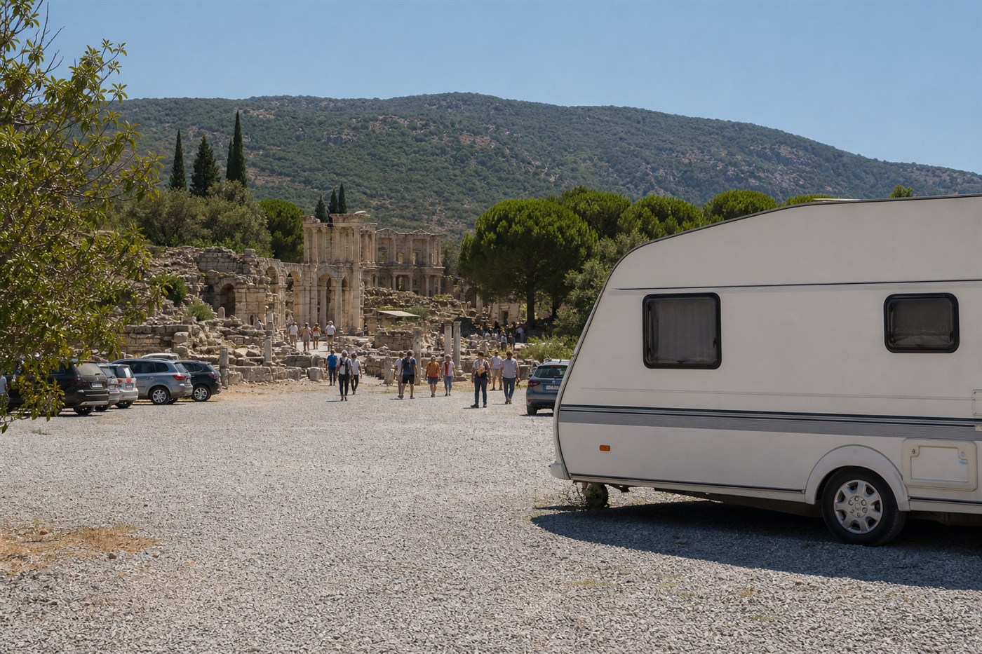 İzmir Karavan Kiralama Rehberi — bölgesel rota ve trafik planlama görseli