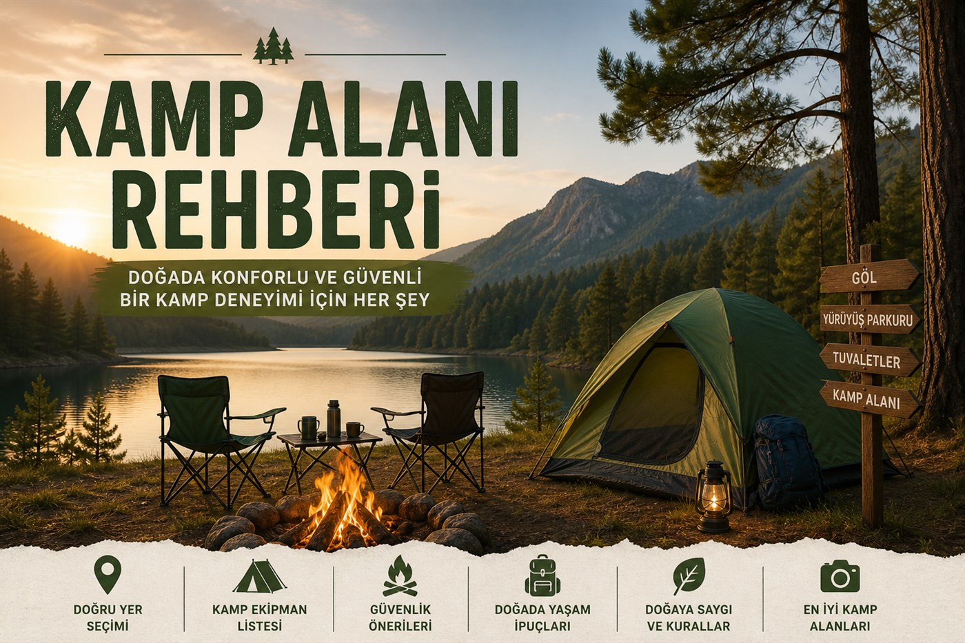 Kamp Alanı Rehberleri — kamp alanı ve karavan konaklama görseli