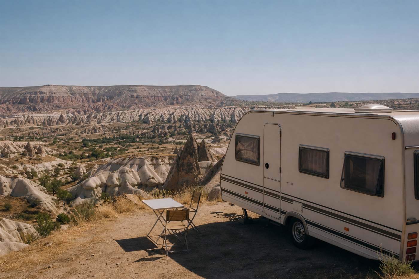 Kapadokya Karavan Gezisi — kamp alanı ve karavan konaklama görseli