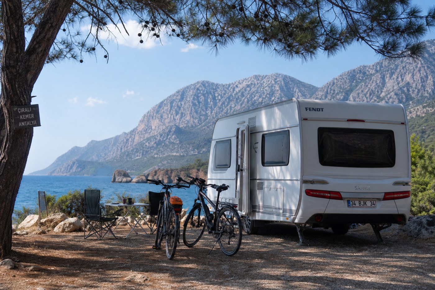 Karavan Bisiklet Taşıyıcı Montajı ve Rotalar — karavan iç mekân ve konfor donanımı