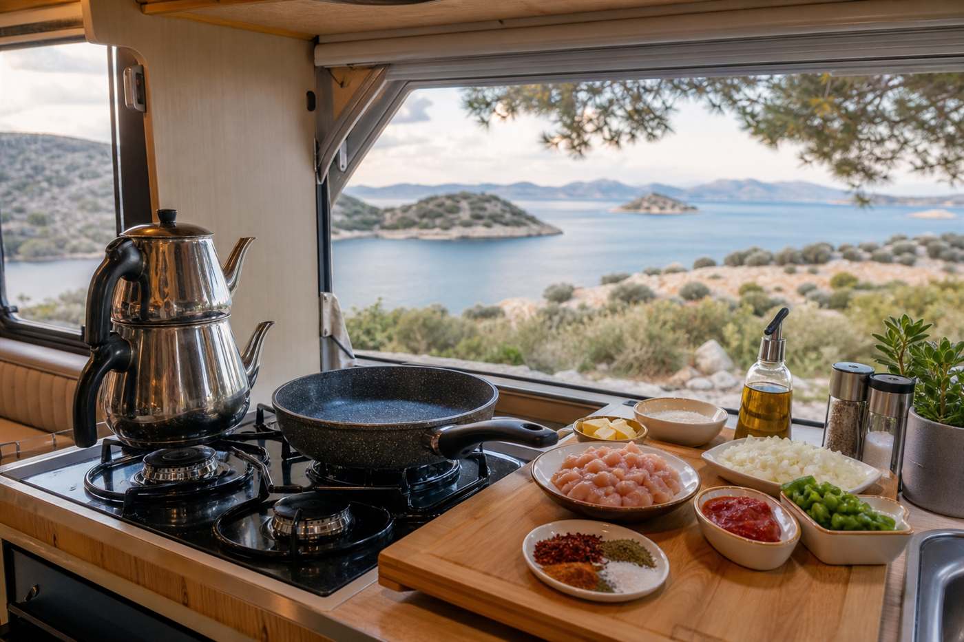 Karavan Kamp Yemekleri — güzergâh haritası ve karavan tatil planı