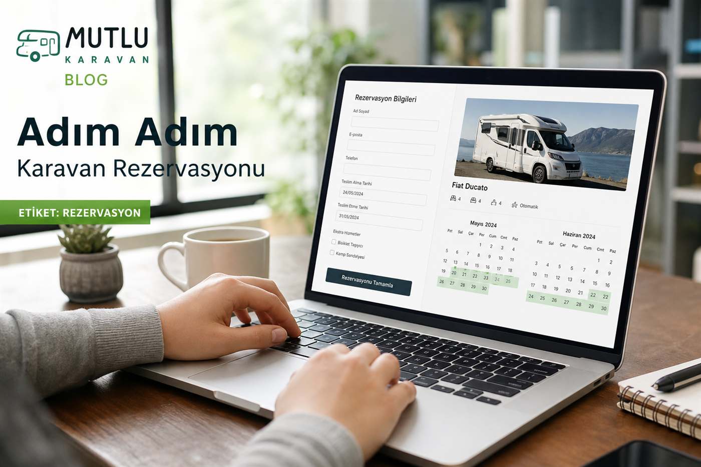 Karavan Kiralama Nasıl Yapılır? Online Rezervasyon Adım Adım — karavan iç mekân ve konfor donanımı