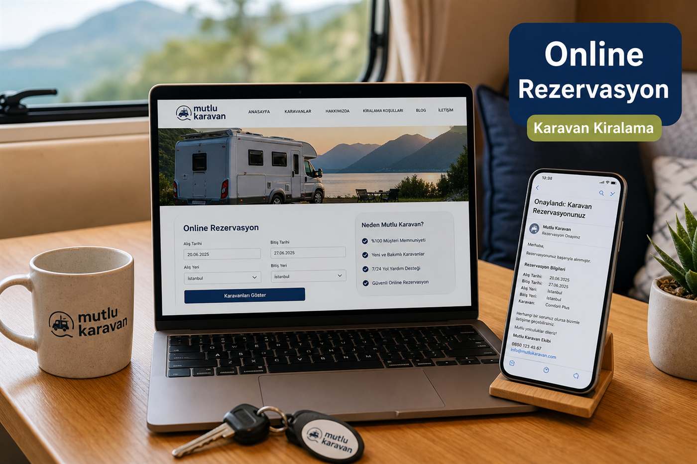 Karavan Kiralama Nereden Yapılır? Online vs Ofis — teslim, kullanım ve pratik ipuçları görseli