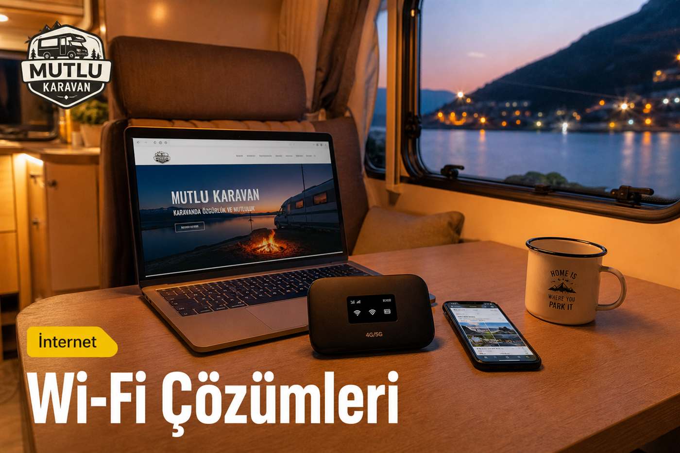 Karavanda İnternet ve Wi-Fi Çözümleri — karavan kiralama rehberi kapak görseli