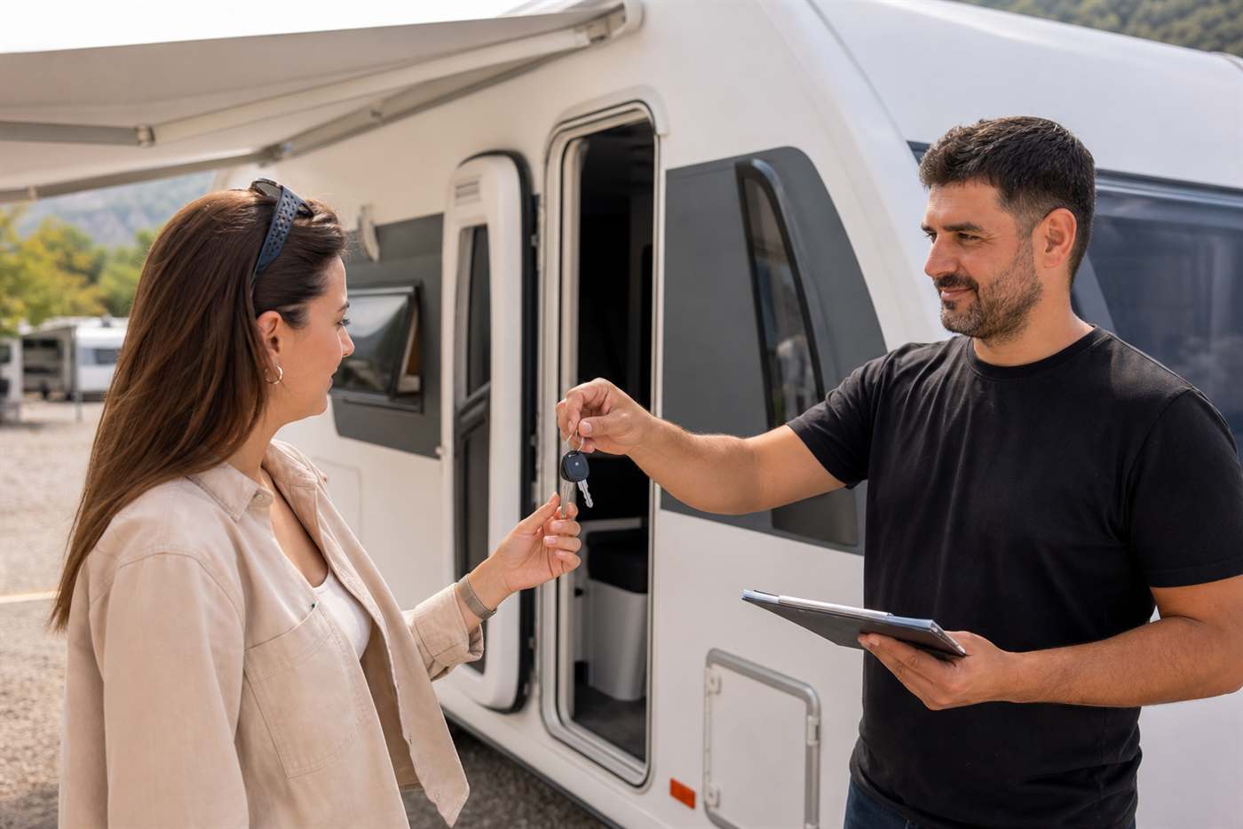 Kiralık Karavan — karavan iç mekân ve konfor donanımı