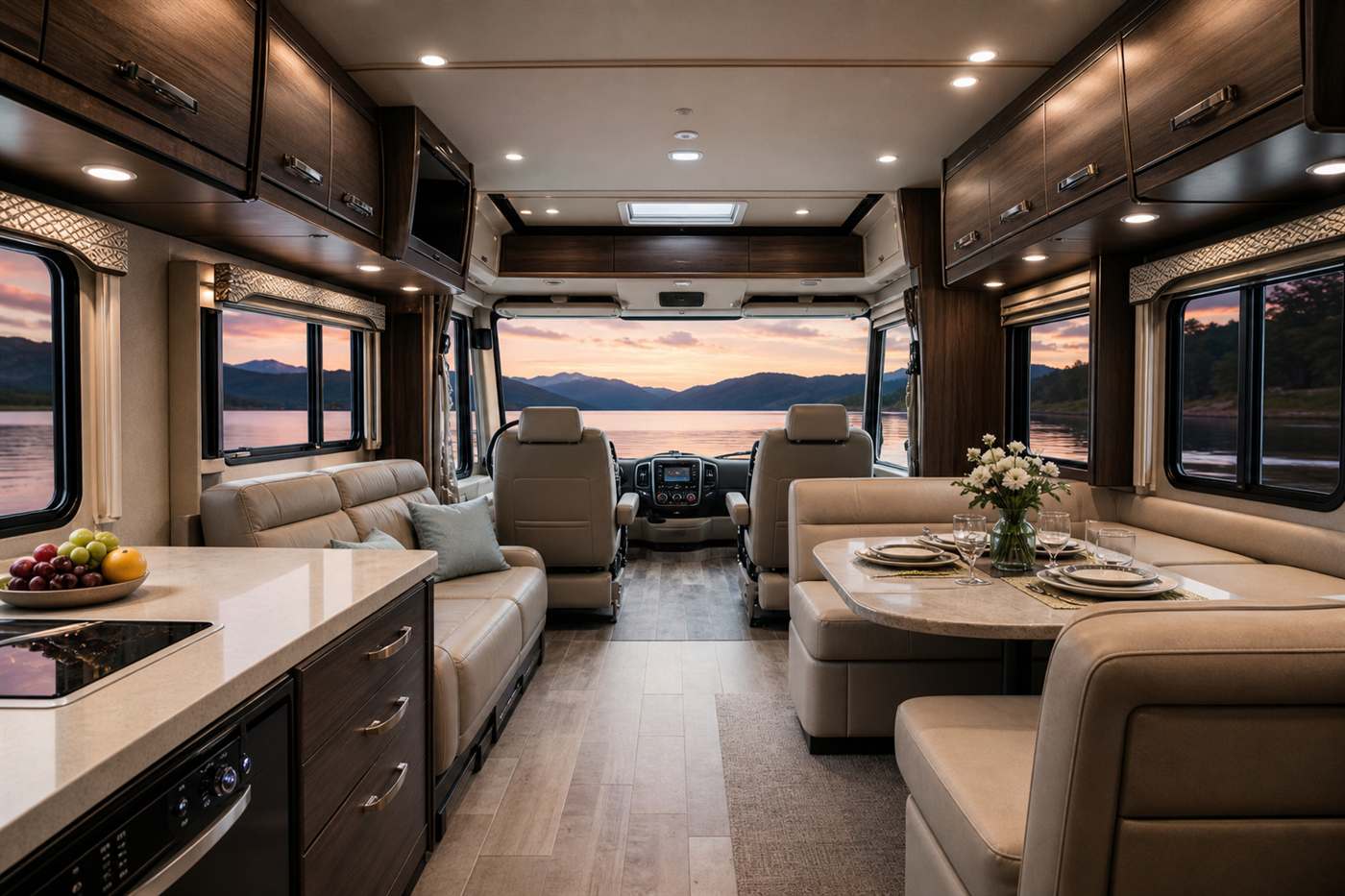 Motokaravan Kiralama — karavan iç mekân ve konfor donanımı