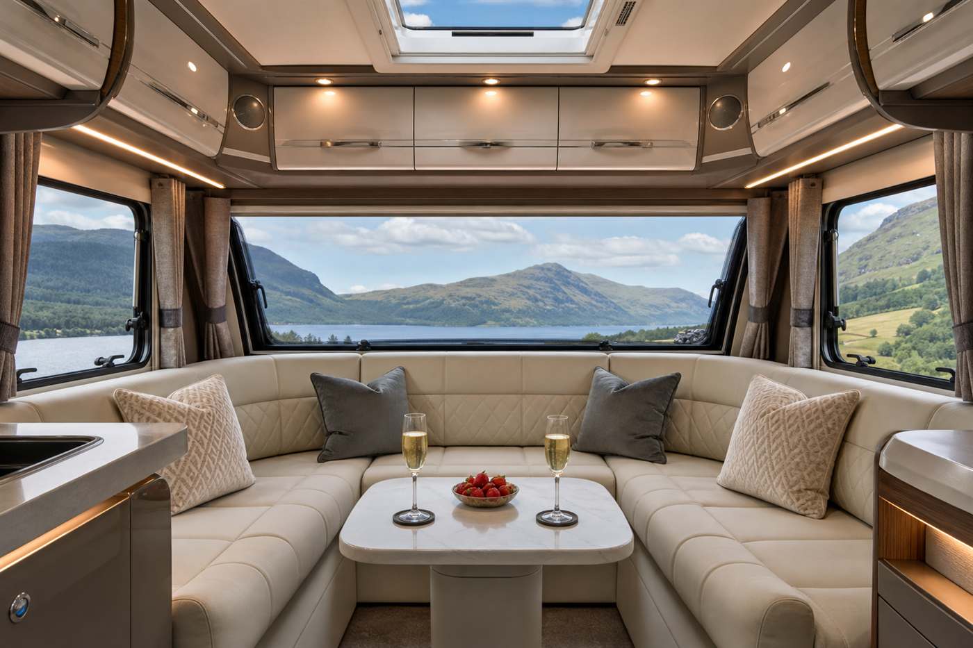 VIP Karavan Kiralama — güvence paketi ve depozito bilgisi görseli