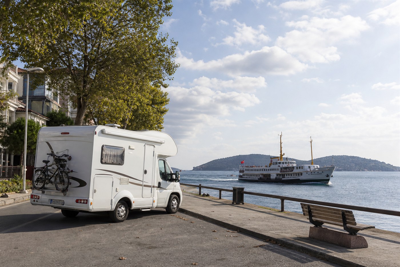 Adalar karavan gezisi Büyükada motokaravan tatili