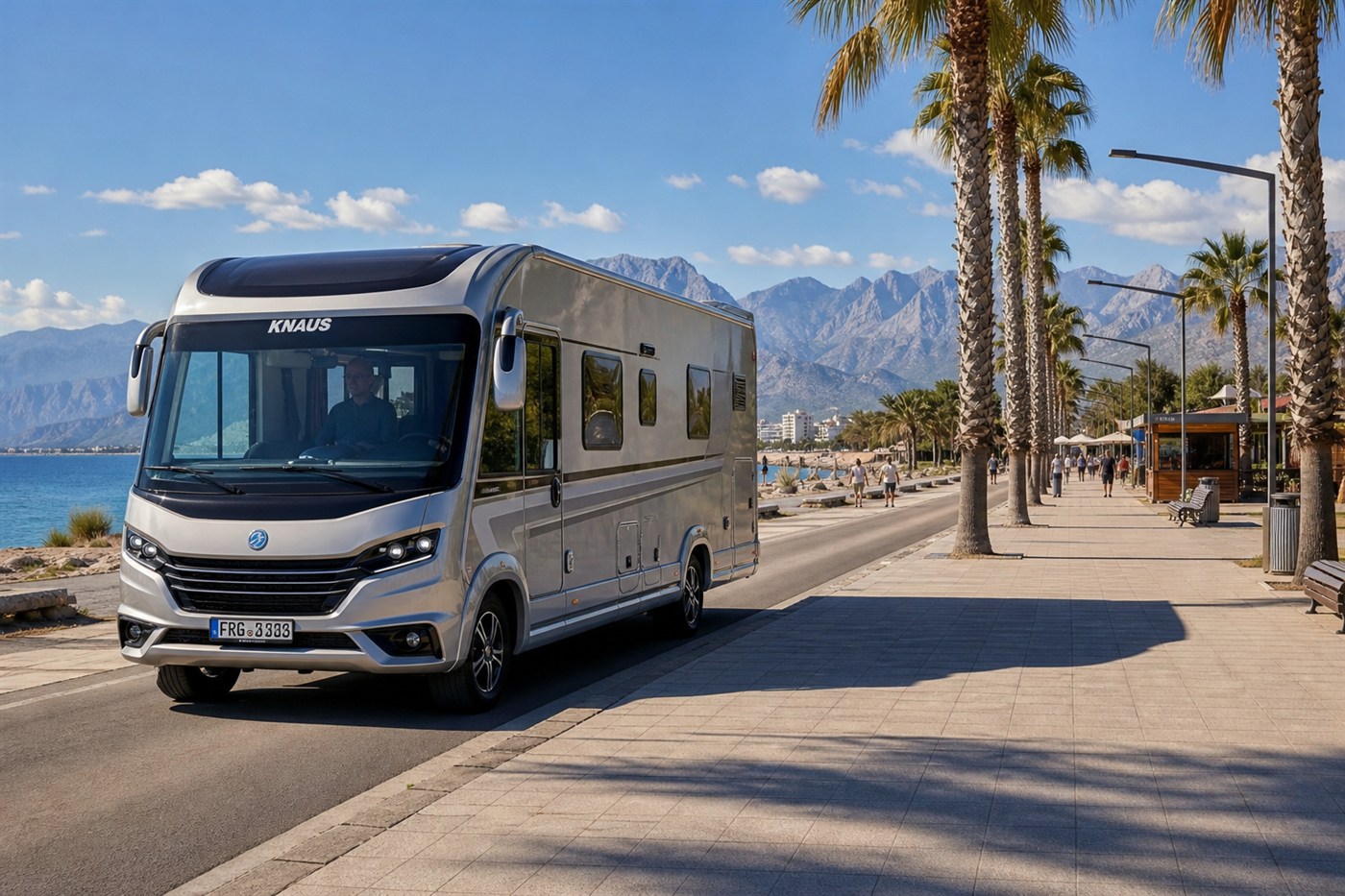 Antalya karavan tatili motokaravan sahil gezisi