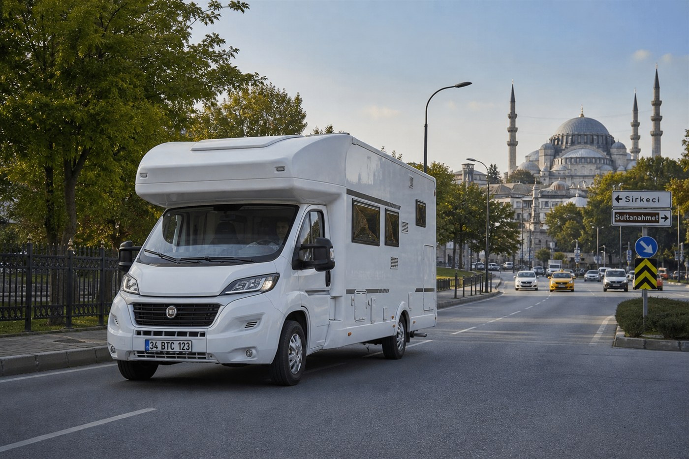 Avrupa yakası karavan kiralama İstanbul motokaravan