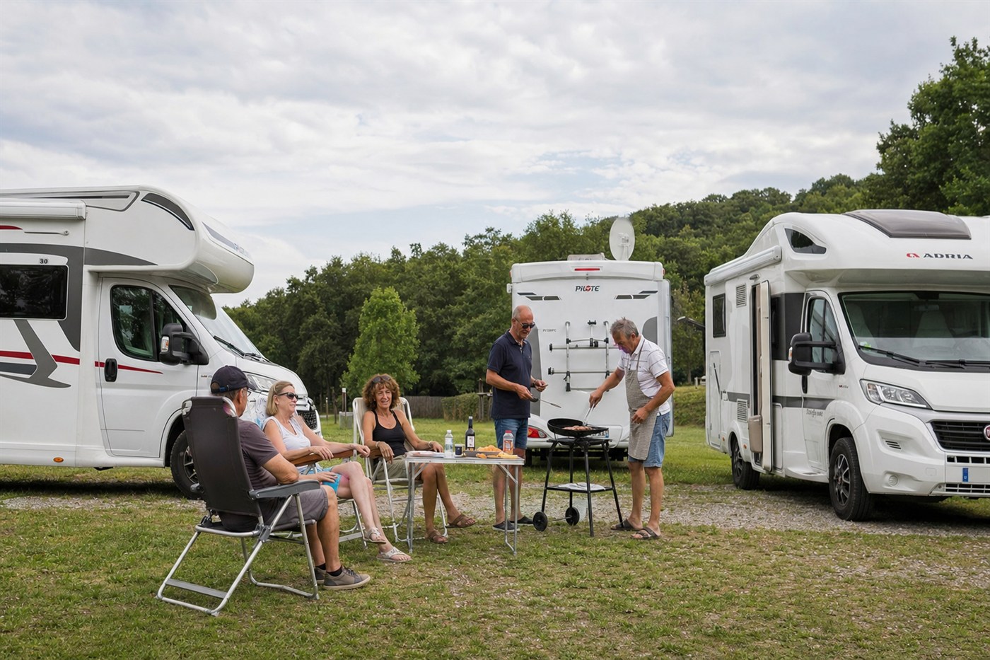 Grup karavan tatili motokaravan filo gezisi