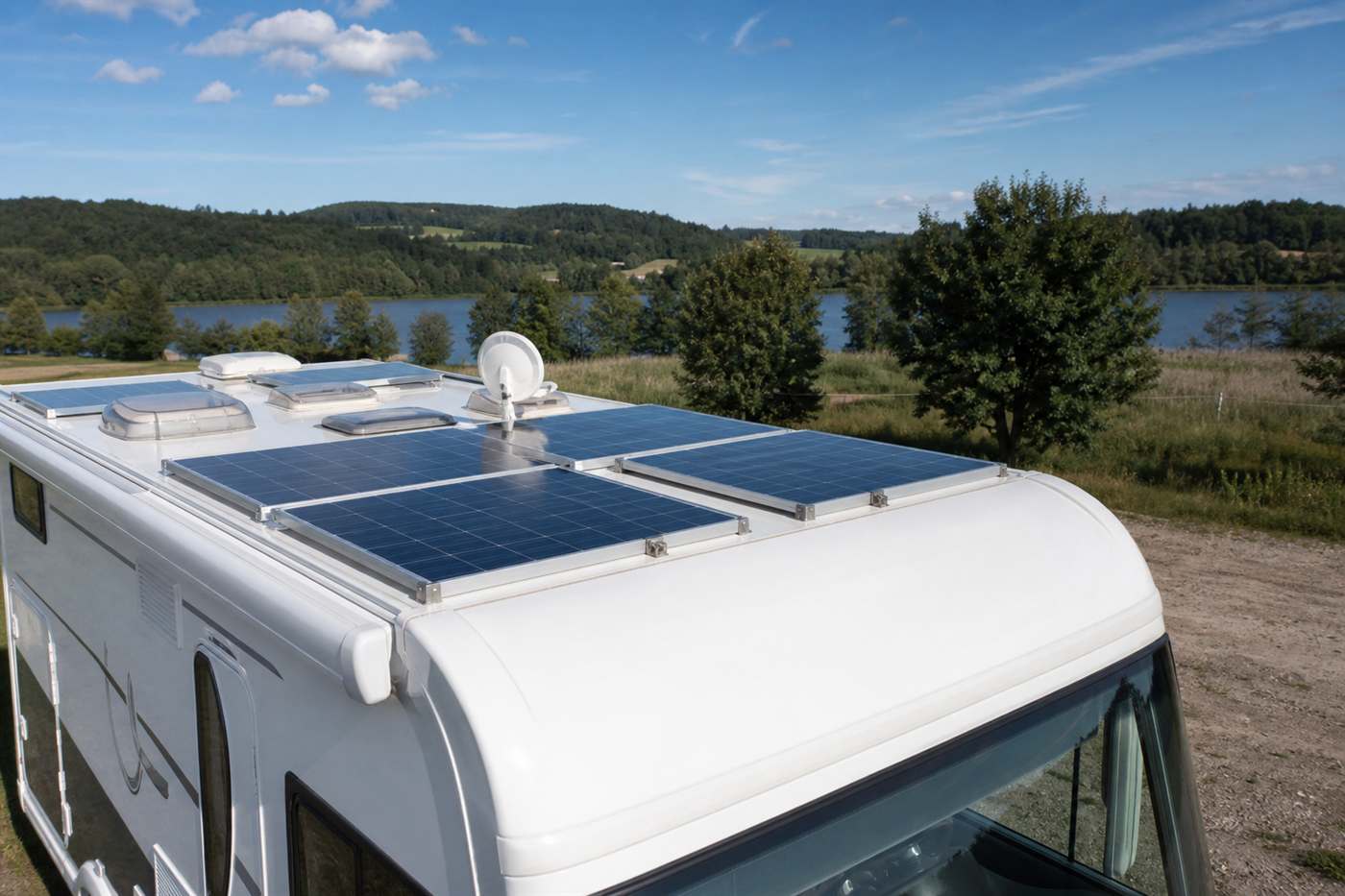 Karavan solar panel enerji motokaravan donanım